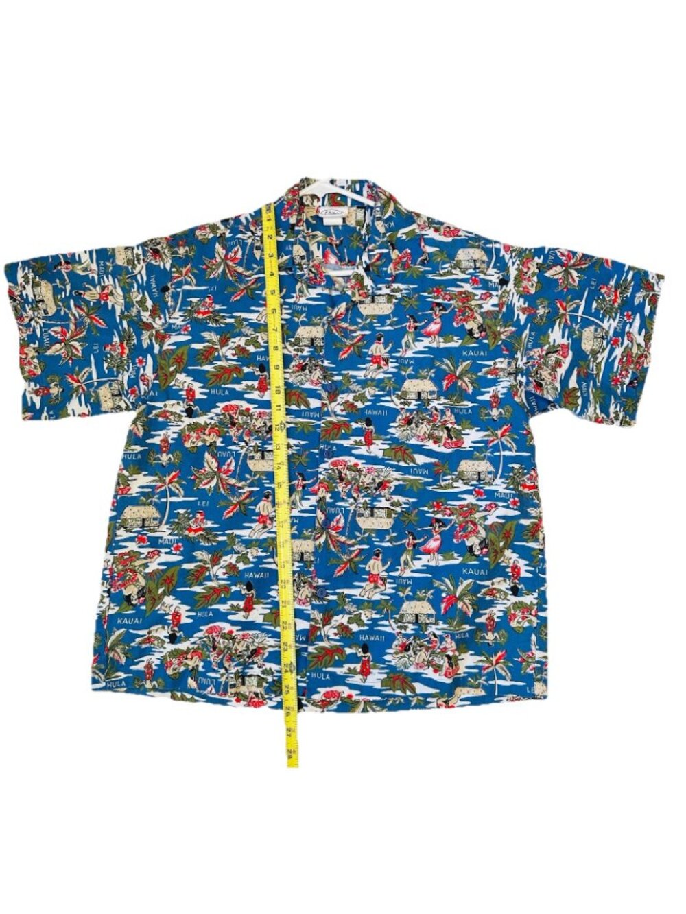 Canoe Clothing Vintage Hawaii Aloha Shirt Kauai Maui Luau Lei Hula Small - Picture 10 of 13